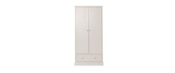 Ashby Cotton Wooden Double Wardrobe 