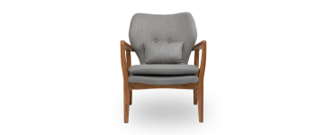 Copenhagen Grey Fabric Chair