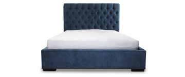 Boutique Navy Fabric 5ft King Bedframe