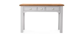 Camille Soft Grey Wooden Dressing Table