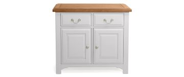 Camille Soft Grey Wooden Small Sideboard
