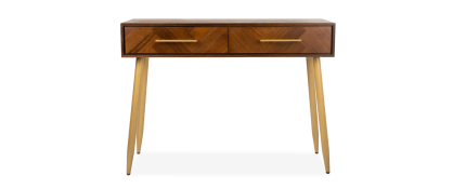 Malmo Acacia Wood 2 Drawer Console Table