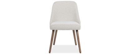 Ivan Cream Boucle Fabric Dining Chair