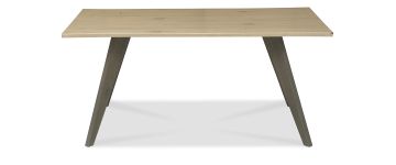 Cadell Aged Oak Rectangular 6 Seater Dining Table