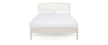 Ashby White Wooden 4ft Small Double Bedframe