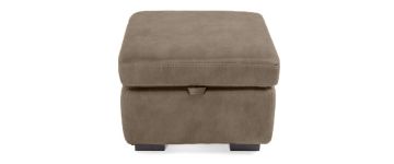 Isabelle Generic Taupe Storage Footstool