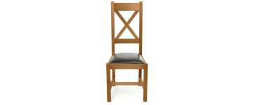 Athens Oak X Back Dining Chair