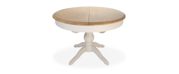 Loire Grey Round Extending Dining Table