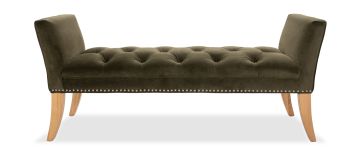 Marlow Bed Bench in Green