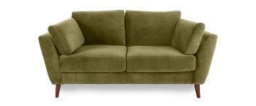 Kendal Olive Velvet 2 Seater Sofa