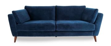 Kendal Navy Velvet 3 Seater Sofa