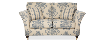 Ashford 2 Seater High Back Sofa in Emma Floral Fabric