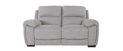 Pearse Silver Grey Fabric 2 Seater Electric Recliner