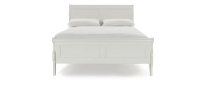 Chantilly White Wooden 5ft King Bedframe