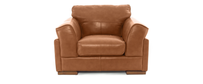 Emperor Brown Leather Armchair