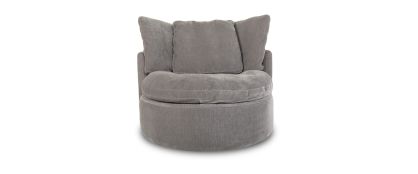 Cloud Granite Fabric Swivel Chair
