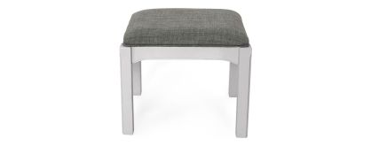 Camille Soft Grey Wooden Dressing Stool