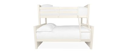 Wendy White Single/Double Bunk Bed