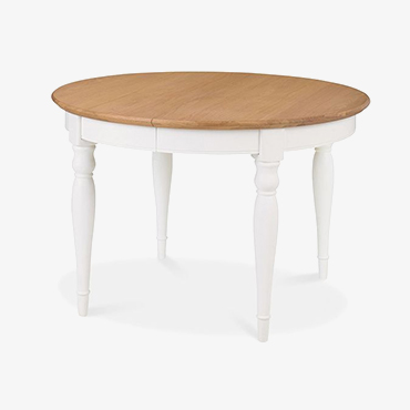 Hampstead Two Tone Round Extending Dining Table