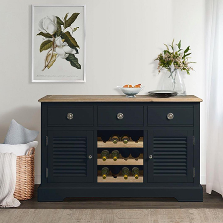 Loire Charcoal Large Sideboard