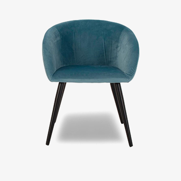 Primrose Velvet Chair - Turquoise