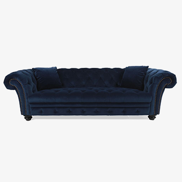 Harlow Navy Velvet 2.5 Seater Sofa