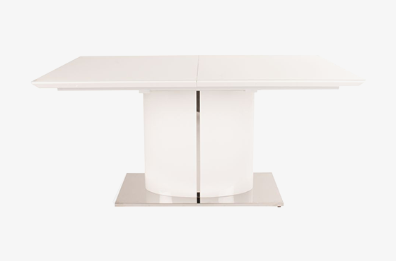 Panama White Extending Dining Table
